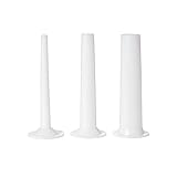 Wurstfülltrichter für #5 Fleischwolf, Flansch: 57mm, Rohrdurchmesser: Ø 10mm/20mm/30mm(aus Kunststoff 3-er Satz)
