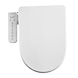 Intelligenter Toilettensitz, U-förmiges elektrisches Bidet Sanitärkeramik Badezimmer Smart Automatic Wash Beheizte Seitensteuerung Auto SPA Toilettensitzbezug