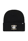 47 Brand Beanie Anaheim Ducks H-HYMKR25ACE-BKC Schwarz, Size:OneS