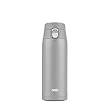 Emsa N21510 Travel Mug Light Thermo-/Isolierbecher aus Edelstahl | 0,4 Liter | 8h heiß | 16h kalt | BPA-Frei | 100% dicht | auslaufsicher | spülmaschinengeeignet | Klappverschlussystem | G