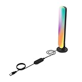 BAIYAN LED RGB Smart Play Light Bars Desk TV Ambient Backlights Mood Lighting Mit App Und Fernbedienung WiFi Music Sync Für Gaming TV Room Decor (Works with Alexa & Google Assistant),