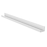 Ikea MOSSLANDA Bilderleiste in weiß (115cm), Holz, White, 115,3 x 12,3 x 7,2