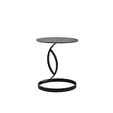 WENMENG2021 Rustikaler Beistelltisch Side Table Simple Modern Modern Wohnung Wohnzimmer Sofa Ecktisch Runde Kleine Couchtisch Runde Akzenttabelle (Size : Medium)