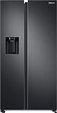 Samsung RS6GA8521B1/EG Side-by-Side Kühlschrank mit SpaceMaxTechnologie, 409 LiterKühlschrank, 225 Liter Gefriervolumen, 351 kWh/Jahr, Premium Black S