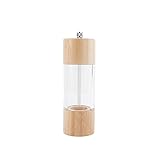 NXACETN Mühlen Umweltfreundliche Pfeffermühle, große Kapazität, Acryl, manuelle Salz- und Pfeffermühle für Zuhause S