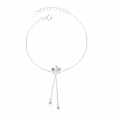 SKAJOWID Paar Armband Zubehör Chrysantheme Armband Nische süße kleine frische und ausziehbare Quaste Freundin Schmuck Freundschaftsarmband Geburtstagsgeschenk fü