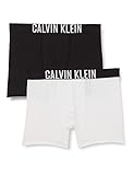 Calvin Klein Jungen 2PK Boxer Briefs Retroshorts, Pvhwhite/Pvhblack, 14-16 Y