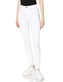 Amazon-Marke: find. Damen Skinny Jeans mit mittlerem Bund, Weiß (White), 34W / 32L, Label: 34W / 32L