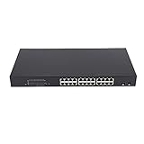 26 Port Gigabit PoE Switch, 24-Port Gigabit Ethernet & 2 Gigabit SFP Port Basierend auf IEEE802.3AF/at, Unmanaged Desktop oder Rackmount LAN Switch Powered by PSE(EU)