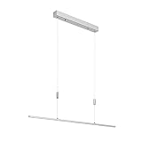 Lucande LED Pendelleuchte höhenverstellbar, dimmbar per Wandschalter, Esstisch Hängelampe 120 cm, 6x 5W LED (fest verbaut), Esstischlampe, Wohnzimmerlamp