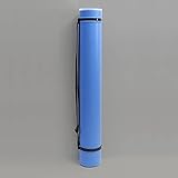 Speicherrohre mit Caps und Etiketten Erweiterbare Blueprint Dokument Poster Rohr Dokument Rohr for Poster, Baupläne, Kunst Träger erstreckt sich von 24.75' bis 40' (Color : Blue)