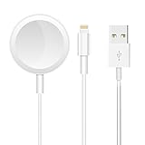 Uhren-Ladegerät, 2-in-1-Ladekabel, tragbar, 1,2 m, kompatibel mit Apple Watch Serie 6/5/4/3/2/1& iPhone 12/12pro/11/11 Pro/XR/XS/XS Max/X/8/8