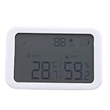 Temperatur-Feuchtigkeits-Monitor, großer LCD-Display-Temperatursensor tragbar für Babyzimmer für Gew