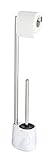 WENKO 23745100 Stand Toilettenbürste Adrada, Weiß, 72 x 9.5 x 13