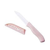 küchenmesser Keramische mini fruit messer bunte niedliche küche hause pocket messer putzen pflanzsteigerung neu (Color : Pink)