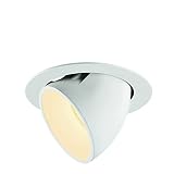 SLV Deckeneinbauleuchte NUMINOS GIMBLE XL/LED Spot, Fluter, Deckenstrahler, Deckenleuchte, Einbau-Leuchte, Innen-Beleuchtung / 3000K 37.4W 3550lm weiß 40G