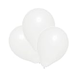 Susy Card 40011271 - Luftballons, 25er Packung, weiß