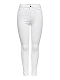 ONLY Damen ONLMILA HW SK ANK BB BJ Jeans, White, 28/32