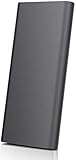 Externe Festplatte, 2 TB, tragbar, ultradünn, USB 3.1 / Typ C, geeignet für Mac, PC, Laptop (2 TB, Schwarz)