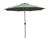 SORARA Lyon Rund Sonnenschirm Parasol | Ø 300 cm | Grün | Kippb