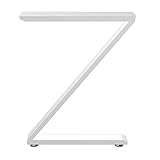 CRCR Tischkufen Metall Tischbeine Bartisch Bein Z-Form Tischuntergestell Modern Möbelfüsse Ersatz Schwere DIY Esstisch Beine Tischgestell, 1