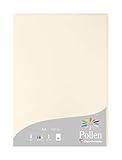 Clairefontaine 14204C Packung mit 50 Karten Pollen 160g, DIN A4, 21 x 29,7cm, Elfenb