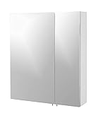 Schildmeyer Basic Spiegelschrank, Melaminharzbeschichtete Spanplatte, Weiß, 60