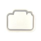 Gergxi Silikonform für Anhänger, Kamera, Quicksand Schlüsselanhänger, Epoxidharz, zum Selbermachen, Ohrringe, Halsketten, transp