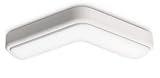 PHILIPS Ecomoods Energiespar- Deckenleuchte mit 11W, inklusive Leuchtmittel, 2-flammig 331003116