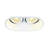 SLV Deckeneinbauleuchte HORN/Spot, Fluter, Deckenstrahler, Deckenleuchte, Einbau-Leuchte LED, Innen-Beleuchtung / GU10 25W weiß