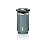 WACACO Octaroma Lungo Vakuumisolierte Kaffeebecher, 10 fl oz (300ml), Doppelwandiger Edelstahl-Reisebecher mit Trinkdeckel, B
