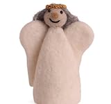 Én Gry & Sif Weihnachtsengel, Krippenfiguren aus Filz, Hand-Made, fair-Trade, Krippe auch für Kinder geeignet, die besondere Weihnachtskrippe, 10 cm groß
