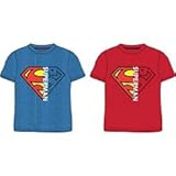 T-Shirt aus Baumwolle Superman Jungen, rot, 110