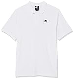 Nike Herren Sportswear Poloshirt, White/Black, L