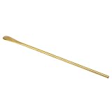 Rührlöffel 304 Edelstahl Langer Griff Spiral Cocktaillöffel Bar Zubehör für Tee Kaffee Milchshake Layering Drinks(Gold)