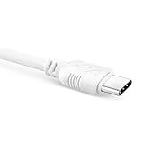 eXc WHIPPY typ USB-C Kabel Ladekabel Aufladekabel | 0,9 Meter | Schnellladefunktion | Datenübertragung | Ideal zur Nutzung im Auto, für die Powerbank oder zur Datenübertragung | Weiß