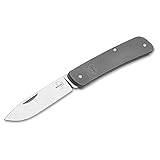 BÖKER PLUS® Tech Tool Titan 1 - klassisches Taschenmesser mit Titan-Griff - Slipjoint Knife mit Clip - edles EDC Klappmesser mit 7 cm Sandvik Klinge (Tech Tool 1 Titan)