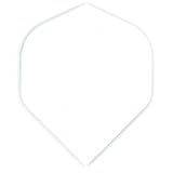 Rocket 12 Nylon Dart Flights Weiß (4 Sätze)