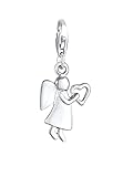 Elli Charm Damen Charm Schutzengel Herz Himmel in 925 Sterling Silb