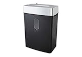 Dahle Aktenvernichter PaperSAFE 22022 (7 Blatt, Stufe P-4, Partikelschnitt, 14 Liter Papierkorb) schwarz-silb