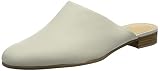 Clarks Damen Pure Blush Pantoletten, Weiß (White Leather), 38 EU