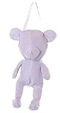 Kawaii-Story LB-7039 Grau 49cm Teddy Bär gesteppt Reflektierend Reflektor Stoff Damen Umhänge T