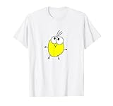Fun Shirt Motiv Lustiger gelber Vogel T-S