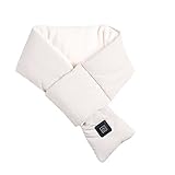 Xuelifra USB Beheizter Schal, Unisex Heizschal Mit 3 Heizstufen, Winter Elektrisch Beheizter Schal Hals Heizkissen Wasserdichter, Schnelles Aufheizen, Für Jagd Camping Wandern Motorrad (A)