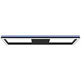 Icarus LED Wand- und Deckenleuchte 100x25cm sand/schw