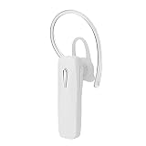 Shanrya Wireless Ear Hook Kopfhörer, Ear Hook Kopfhörer In-Ear-Ohrhörer 4.1 55mAh Wiederaufladbare HiFi für/IOS//Symbian OS(Weiß)