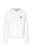 Tommy Hilfiger - Homespun Heart DW0DW10395 YBR EN Kapuzenpullover für Damen, weiß, 36