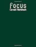 Focus Cornell Notebook: Cornell Note Paper Notebook 100 Pages (8.5 x 11 in), Medium Lined Journal Note Taking System for School College and University S
