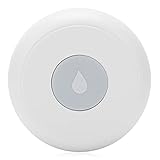 Wassermelder,Smart Home Wassersensor,warnt bei Wasserschäden in Küche, Bad, Keller, lauter Wasseralarm, IP67 Wasserdicht,Funktioniert mit Zigbee 3.0 Gateway