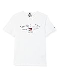 Tommy Hilfiger Jungen TH Artwork Tee S/S T-Shirt, weiß, 92